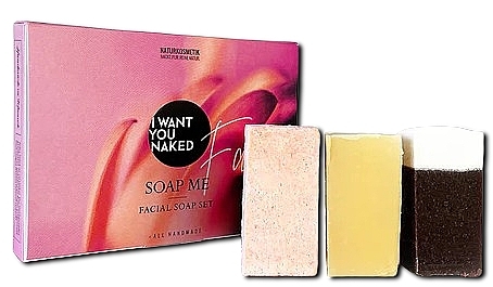 Zestaw Soap Me - I Want You Naked Facial Soap Set (soap/3*30g) — Zdjęcie N2