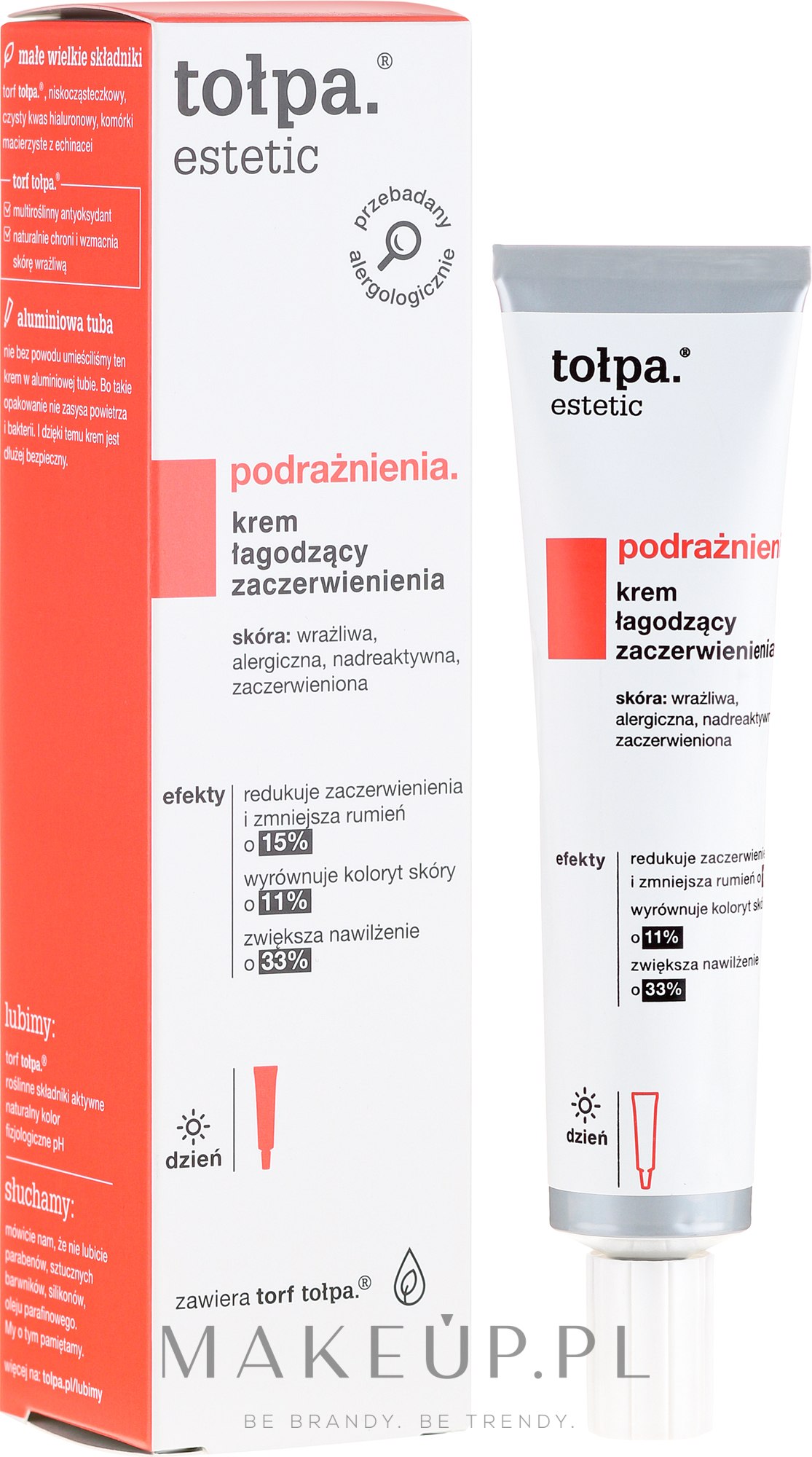 Krem łagodzący zaczerwienienia - Tołpa Estetic Cream — Zdjęcie 40 ml