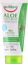 Naturalny krem do twarzy z aloesem - Equilibra Aloe Face Cream — Zdjęcie N1