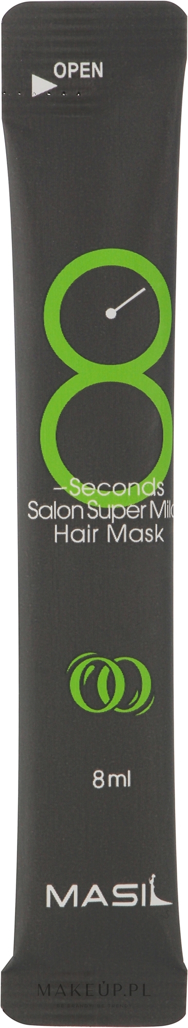 Maska ​​do szybkiej regeneracji włosów - Masil 8 Seconds Salon Supermild Hair Mask — Zdjęcie 8 ml