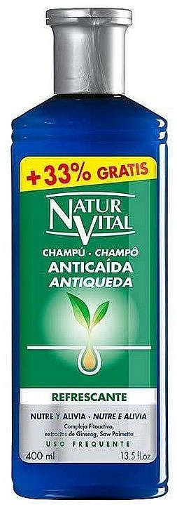 Odświeżający szampon do częstego stosowania - Natur Vital Anticaida Shampoo — Zdjęcie N1