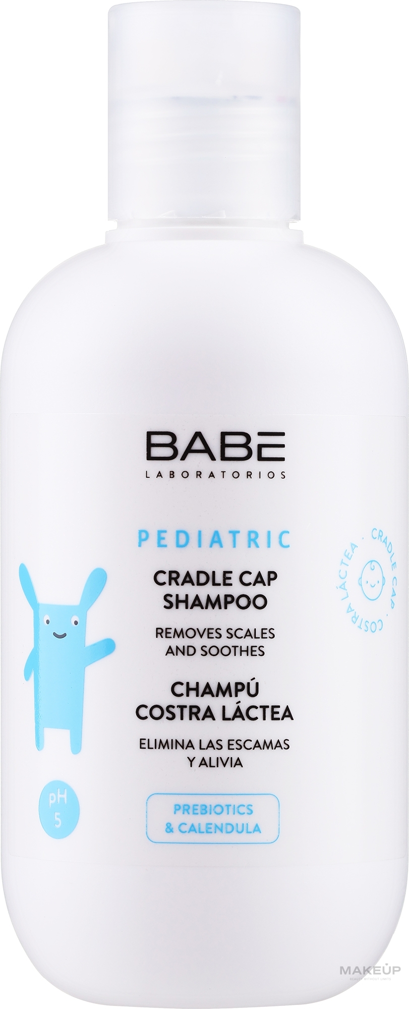 Szampon dla dzieci przeciw strupom łojotokowym - Babé Laboratorios Pediatric Cradle Cap Shampoo — Zdjęcie 200 ml