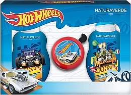 Kup Zestaw - Naturaverde Kids Hot Wheels (soap/250ml + sh/gel/250ml + acc/1pc)
