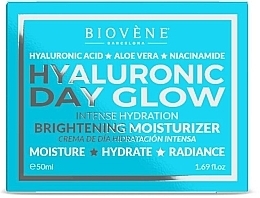 Nawilżający krem ​​do twarzy na dzień - Biovene Hyaluronic Day Glow Intense Hydration Brightening Moisturizer	 — Zdjęcie N3