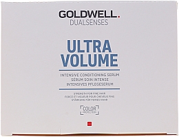 Intensywne serum dodające włosom objętości - Goldwell Dualsenses Ultra Conditioning Serum — Zdjęcie N2