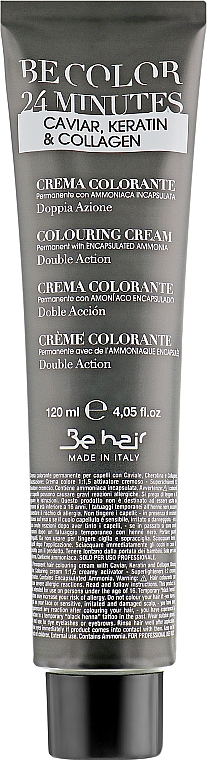 Farba do włosów o dużej trwałości - Be Hair Be Color 24 Min Colouring Cream — Zdjęcie N2