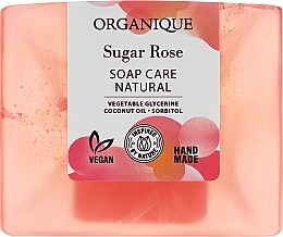 Naturalne mydło odżywcze - Organique Soap Care Natural Sugar Rose — Zdjęcie N1