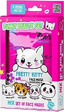 Kup Zestaw - 7 Days Funny Beauty Set (f/mask/4x28g)