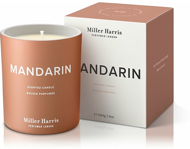 PRZECENA! Świeca zapachowa - Miller Harris Mandarin Scented Candle * — Zdjęcie N3