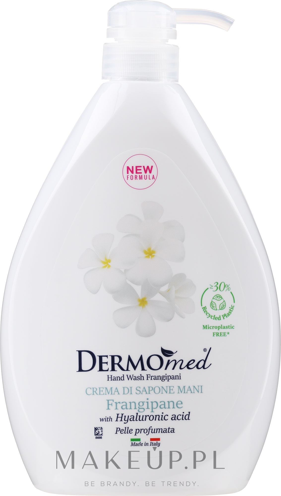 Kremowe mydło w płynie Plumeria - Dermomed Frangipane Cream Soap — Zdjęcie 1000 ml