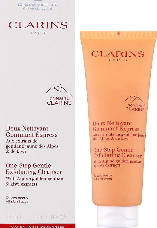 Peeling do twarzy z ekstraktami roślinnymi i kiwi - Clarins Domaine Clarins One-Step Gentle Exfoliating Cleanser — Zdjęcie N2