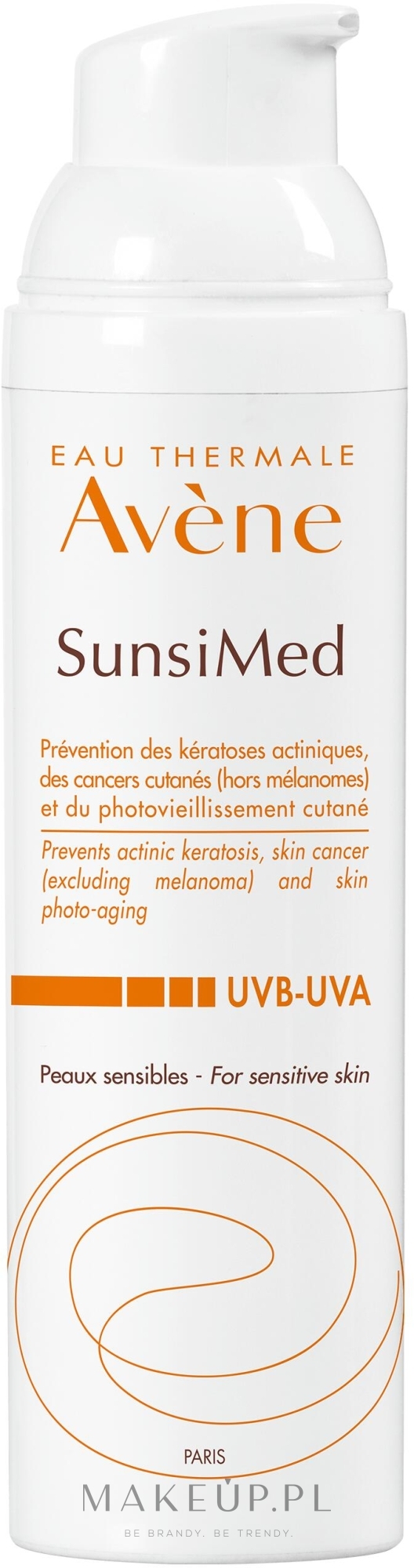 Przeciwsłoneczna emulsja do skóry wrażliwej - Avene Sun Care Sunsimed Very High Protection — Zdjęcie 80 ml
