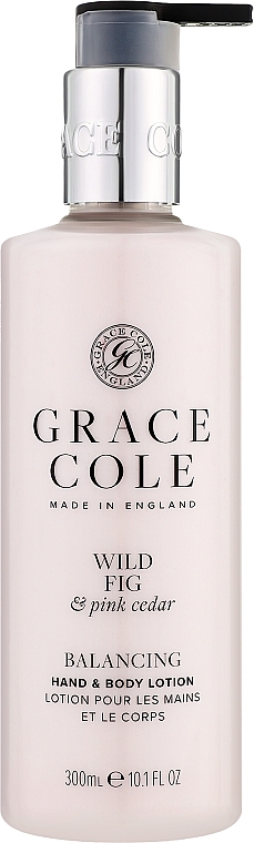 Zmiękczający balsam do rąk Figa i cedr - Grace Cole Wild Fig & Pink Cedar Hand Lotion — Zdjęcie N1