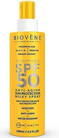 Balsam do ciała - Biovene Sun Protection Milky Spray SPF50  — Zdjęcie N1