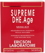 Kup Zestaw miniproduktów do odmładzania skóry - Ericson Laboratoire Mini-Kit Supreme DHE.Age (ser/10ml + cr/10ml + cr/10ml)