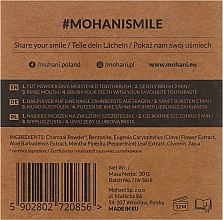 Wybielający proszek do zębów z węglem aktywnym - Mohani Smile — Zdjęcie N3