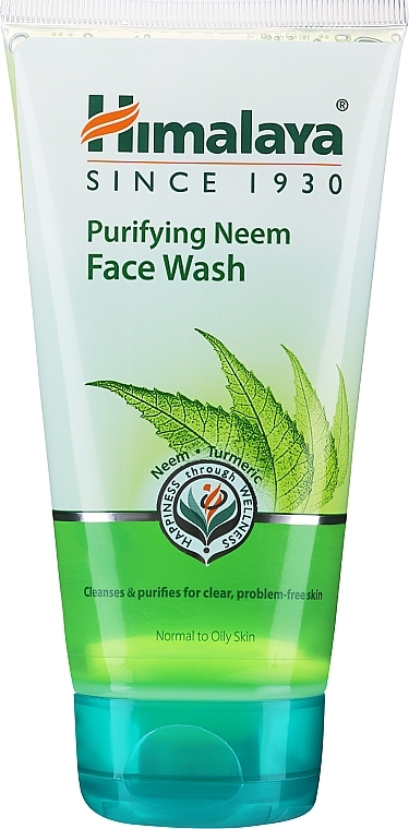 Oczyszczający żel do mycia twarzy Neem - Himalaya Herbals Purifying Neem Face Wash — Zdjęcie N1