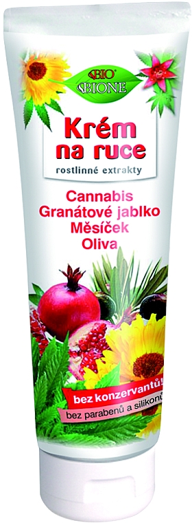 PREZENT! Krem do rąk z roślinnymi ekstraktami - Bione Cosmetics Hand Cream with Plant Extracts — Zdjęcie N1