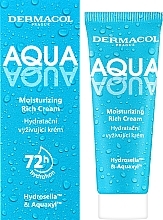 Nawilżający krem do twarzy - Dermacol Aqua Aqua Moisturizing Rich Cream — Zdjęcie N2