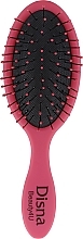 Szczotka do włosów owalna z nylonowym włosiem, 17,5 cm, różowa - Disna Pharma — Zdjęcie N1