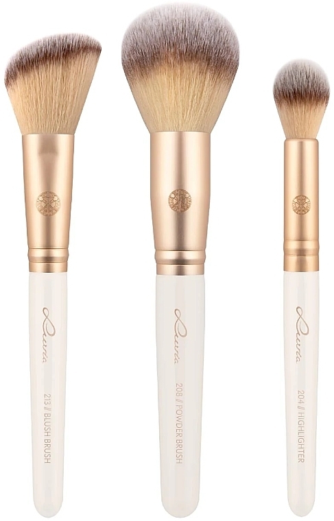 Zestaw pędzli do makijażu, 8 szt. - Luvia Cosmetics Prime Vegan Champagne Brush Set — Zdjęcie N2