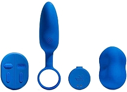 Zestaw wibratorów, niebieski - Platanomelon Mobi Vibrator With Remote Control — Zdjęcie N1