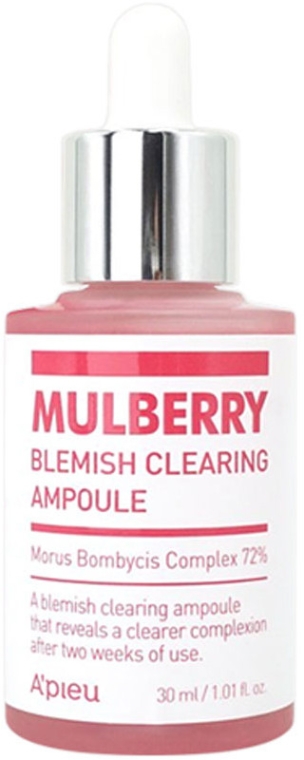 Oczyszczająca esencja ampułkowa - A'pieu Mulberry Blemish Clearing Ampoule — Zdjęcie N1