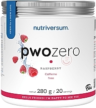 Kup Kompleks przedtreningowy bez kofeiny, malina - Nutriversum PWO Zero Caffeine Free