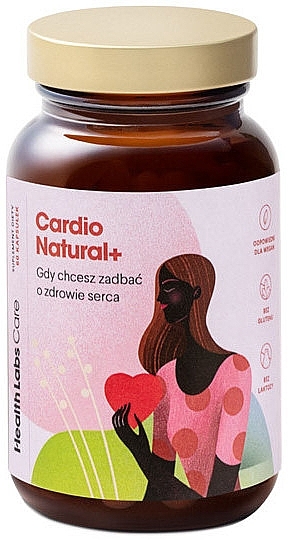 Suplement diety dla układu krążenia - Health Labs Care Cardio Natural+ — Zdjęcie N1