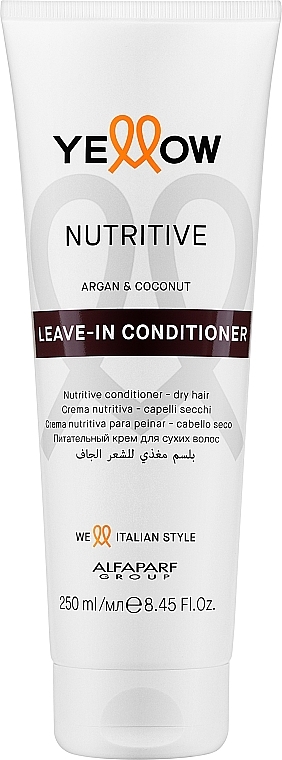 Odżywka do włosów - Yellow Nutrive Argan & Coconut Leave-in Conditioner