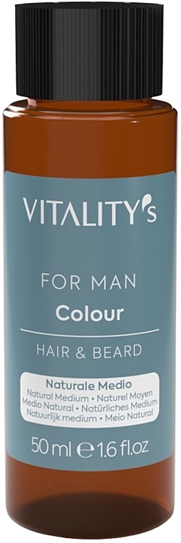 Żel koloryzujący do włosów i brody - Vitality’s For Man Colour Hair & Beard — Zdjęcie N2