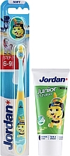 Kup Zestaw dla dzieci w wieku 6-12 lat, królik - Jordan Junior (toothpaste/50ml + toothbrush/1pc)