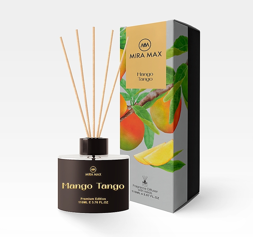 Dyfuzor zapachowy - Mira Max Mango Tango Fragrance Diffuser With Reeds — Zdjęcie N1