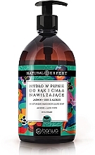 Kup Mydło w płynie do rąk i ciała Jaśmin + aloes - Barwa Natural Expert Moisturizing Hand & Body Liquid Soap Jasmine + Aloe Juice