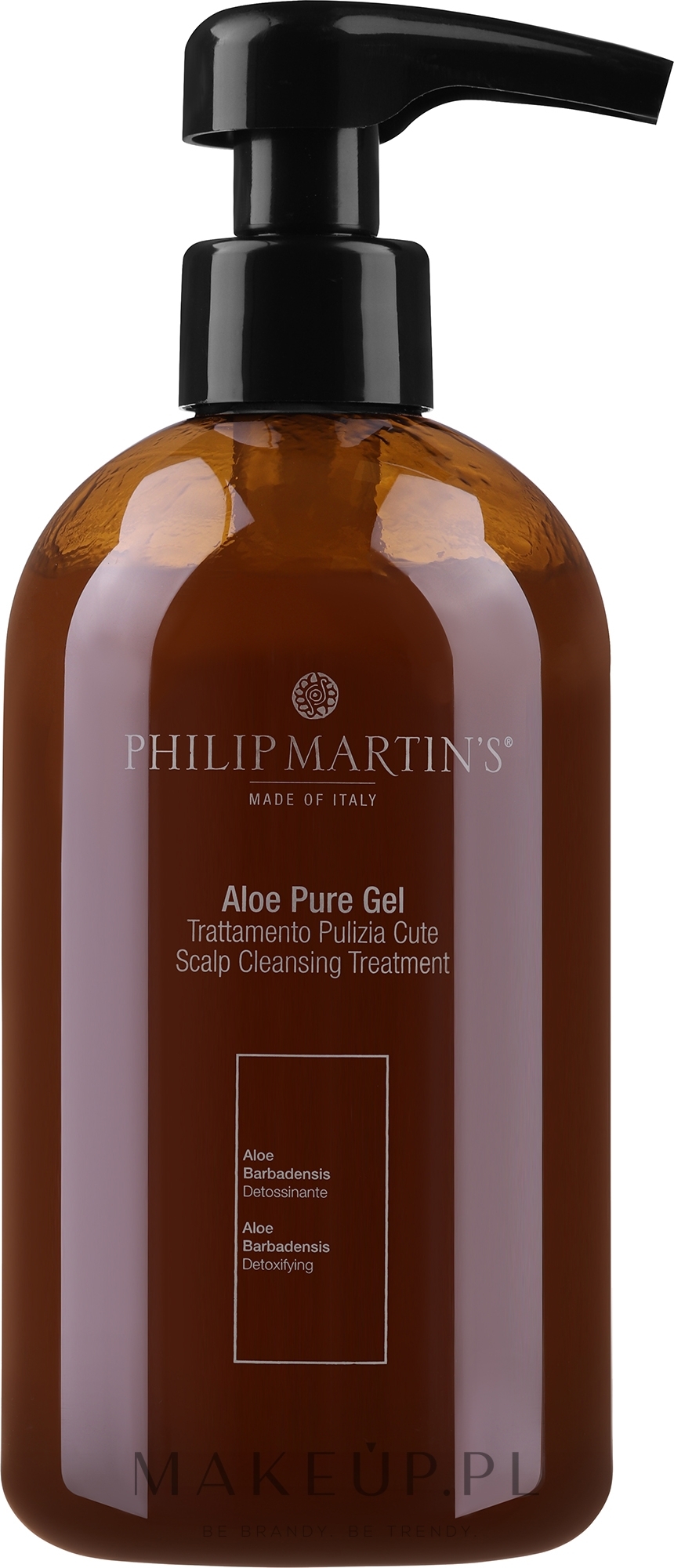 Żel do głębokiego nawilżania skóry głowy - Philip Martin's Aloe Pure Gel — Zdjęcie 500 ml