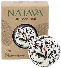 Kula z olejkiem do kąpieli Hibiskus - Natava Oil Bath Ball Hibiscus — Zdjęcie N1