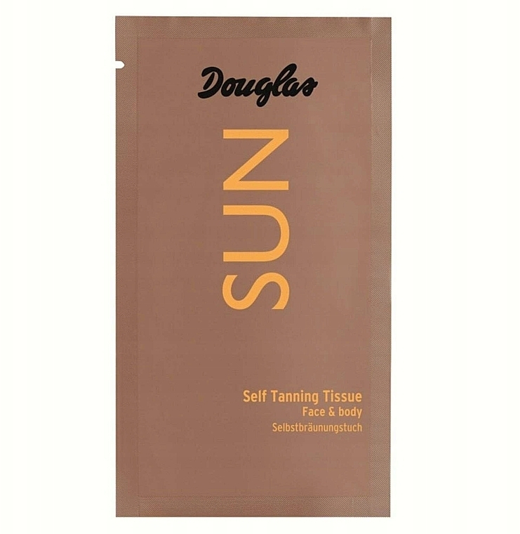 Chusteczka samoopalająca - Douglas Self Tanning Tissue Face & Body — Zdjęcie N1