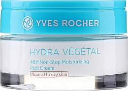 Kup Bogaty krem intensywnie nawilżający - Yves Rocher Hydra Vegetal Hydration Non-Stop 48H