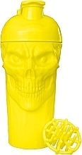 Shaker do odżywek dla sportowców, 700 ml, żółty - JNX Sports The Skull! Shaker Electric Yellow — Zdjęcie N2