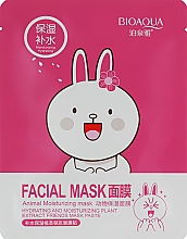 Kup Maska do twarzy z esencją z kwiatu wiśnie - Bioaqua Fasial Animal Mask Rabbit