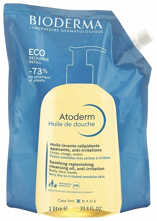 Olej pod prysznic - Bioderma Atoderm Eco-Recharge Shower Oil — Zdjęcie N1