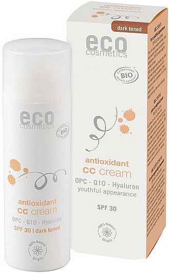 Krem CC do twarzy - Eco Cosmetics Tinted CC Cream SPF30 — Zdjęcie N1