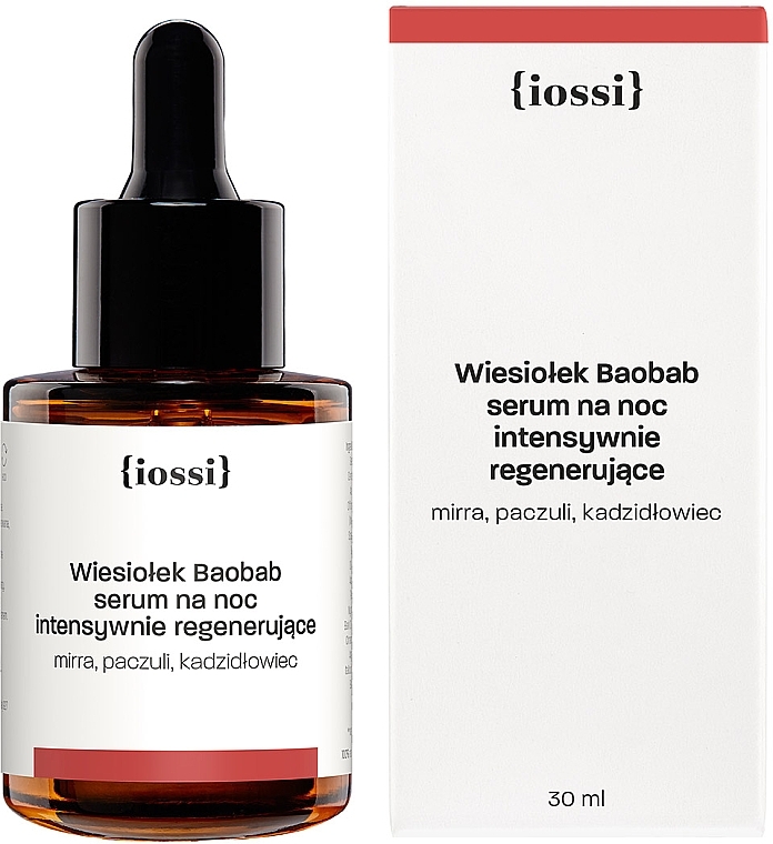 Serum na noc Wiesiołek i baobab - Iossi Intensywna regeneracja — Zdjęcie N2