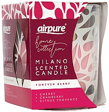 Kup Świeca zapachowa Owoce leśne - Airpure Milano Scented Candle Home Collection Forever Berry