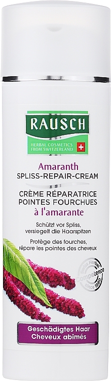 Krem na zniszczone końcówki włosów - Rausch Amaranth Spliss Repair Cream — Zdjęcie N1