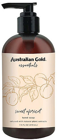 Mydło w płynie do rąk Słodka morela - Australian Gold Essentials Liquid Hand Soap Sweet Apricot — Zdjęcie N1