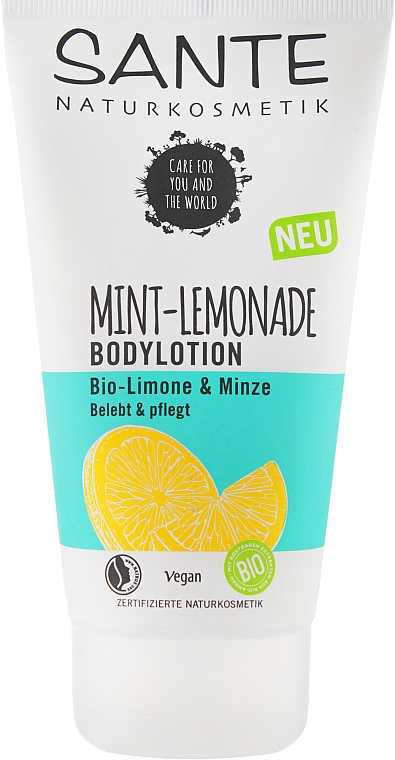 - Lotion Mint-Lemonade ciała Cytryna do Sante Body Balsam mięta i