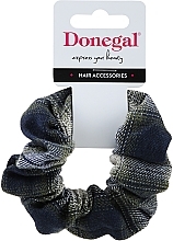Gumka do włosów, FA-5641, ciemnoniebieska - Donegal — Zdjęcie N1