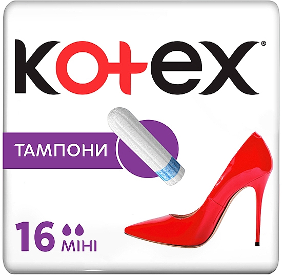 Tampony Mini, 16 szt. - Kotex — Zdjęcie N1