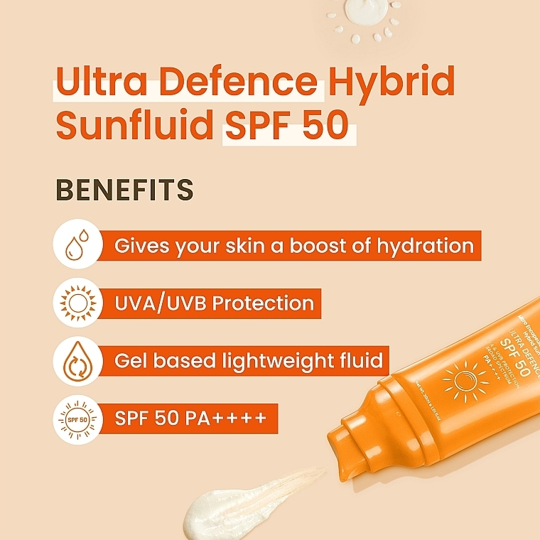 Hybrydowy fluid przeciwsłoneczny SPF 50 - Earth Rhythm Ultra Defence Hybrid Sun Fluid SPF 50 — Zdjęcie N2